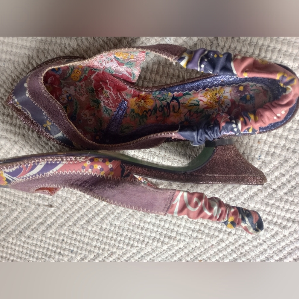 Irregular Choice Purple And Pink Mini Heel - Picture 4 of 8